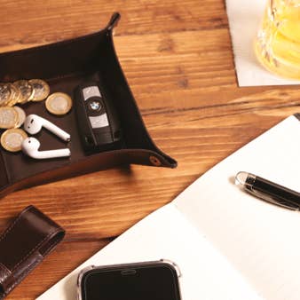 Läder Valet Tidy Bricka - 4820 för wholesale av PRIMEHIDE