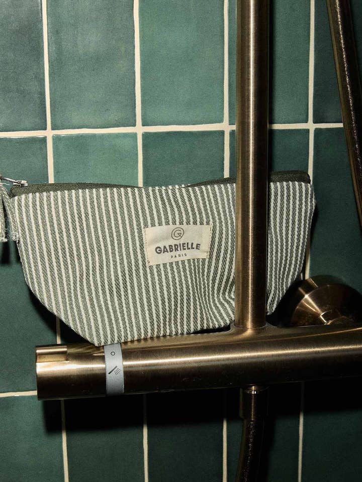 Quartz Stripes Cotton Beauty Kit for wholesale by Gabrielle Paris