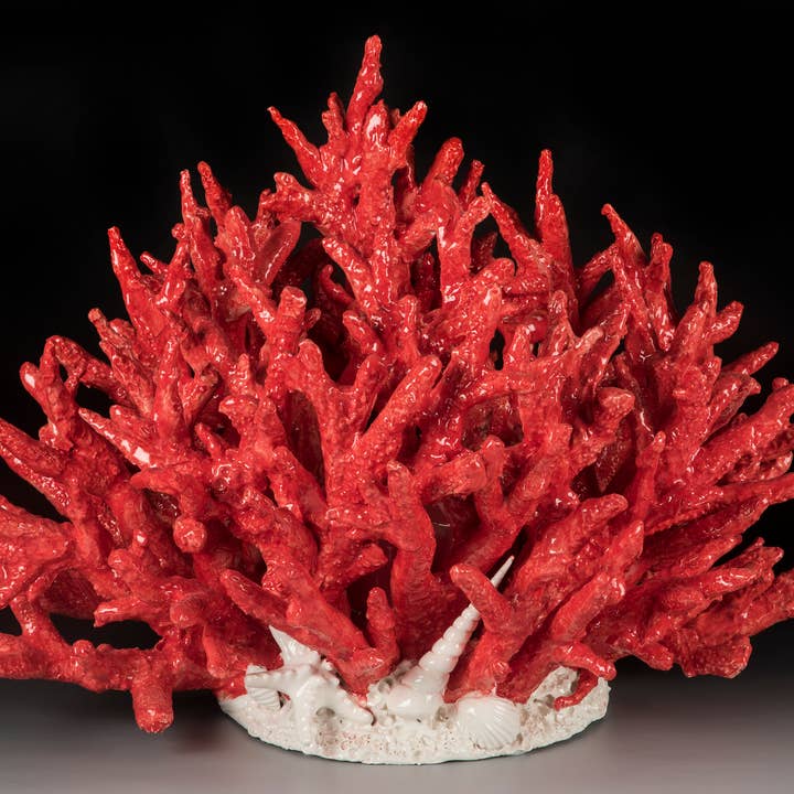 COMPOSITION OF CORALS for wholesale by I Borbone Arte di Capodimonte srl
