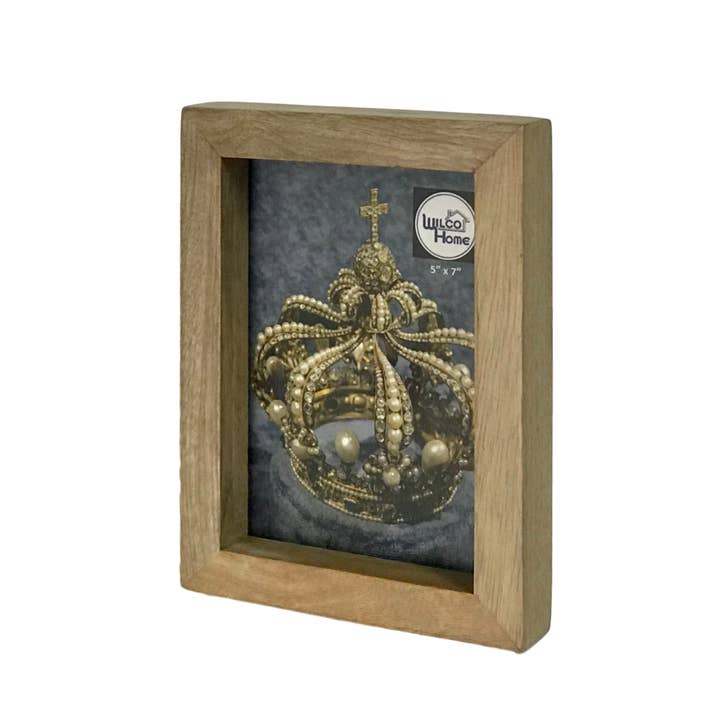 Wilco Home - Wholesale Picture frame - Wood Transversal Photo Tension Frame 5x7"4