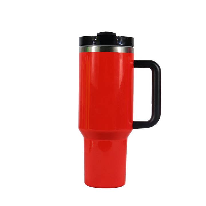 Candles Meta - Wholesale Insulated Mug/Tumbler - 40oz Fluorescent Colored Surface Stainless Steel Tumblers