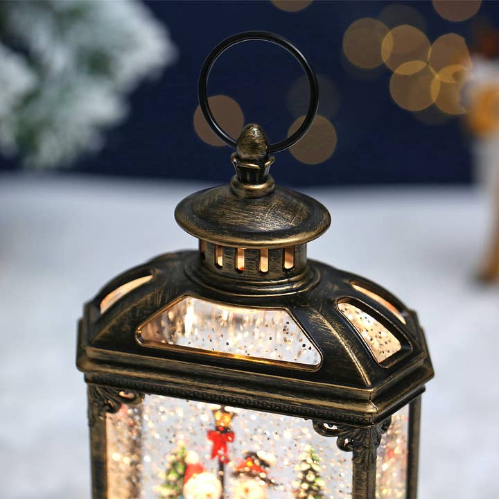 SINT - Wholesale Snow Globe - SINT Christmas Vintage Snow Globe Lantern16