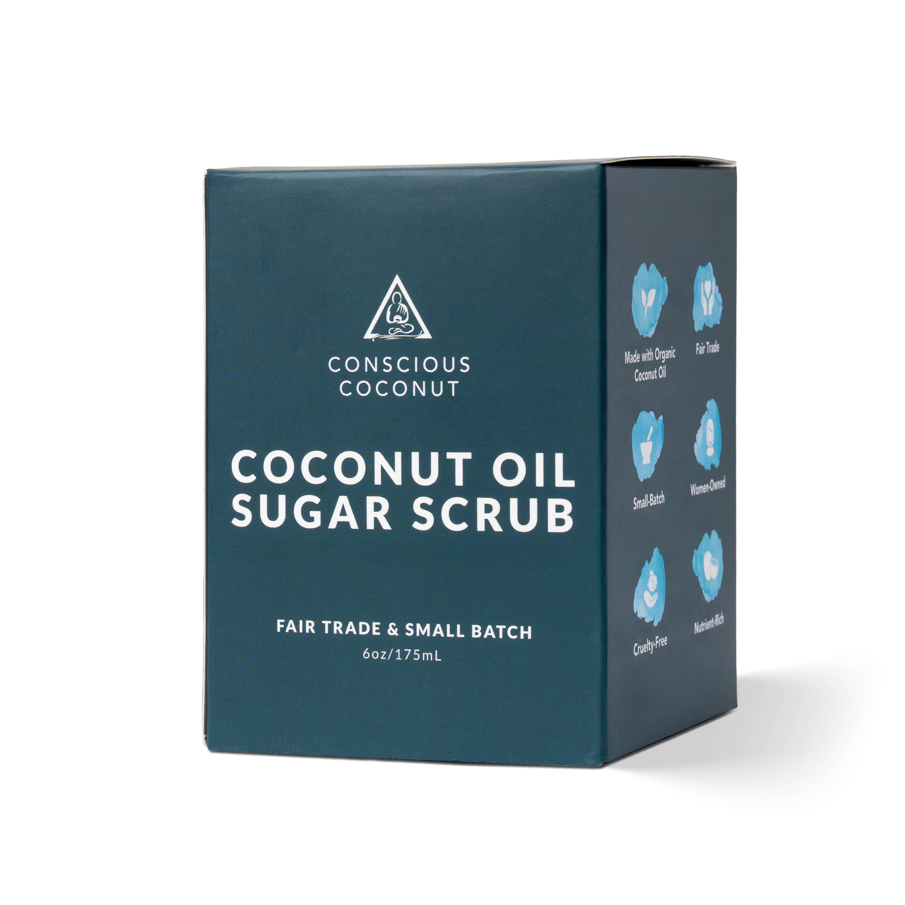 Conscious Coconut - Wholesale Body Scrub/Exfoliant - Coconut Oil Sugar Scrub: Small Batch Made to Order
4