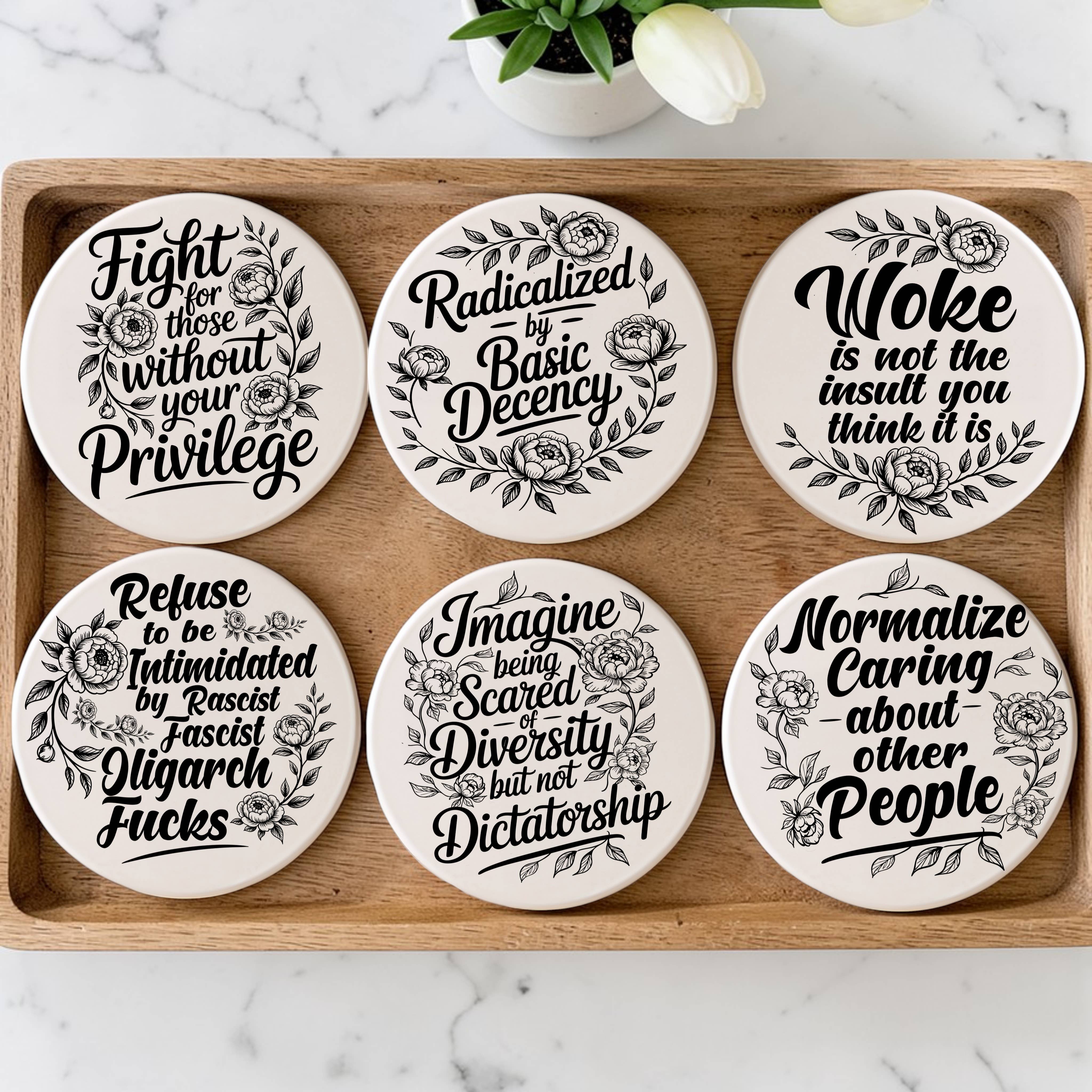 Gia Roma - Wholesale Decorative Tabletop Object - Blue Country Coaster Elegant Grandmillennial Blue Home Decor11