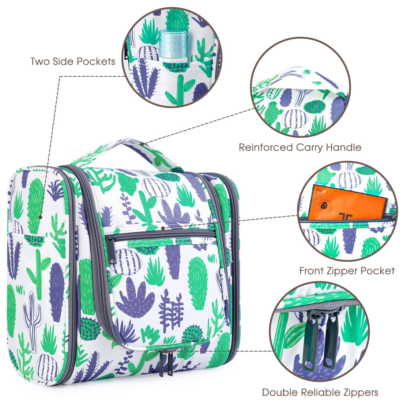 wandf - Wholesale Toiletry bag – women's - NW5126 Travel Toiletry Cosmetic Bag With Handle Women Gift106