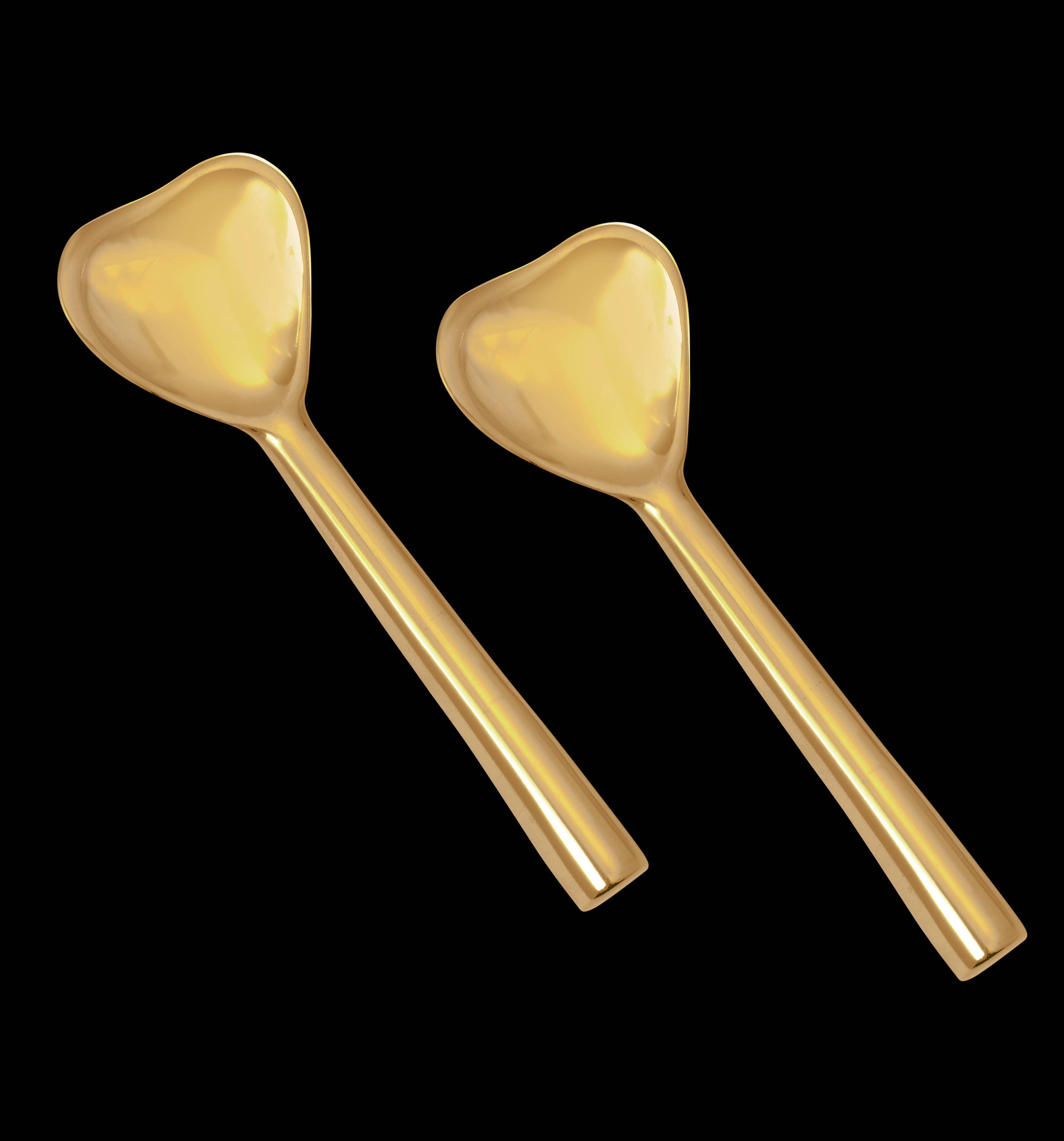 Inspired Generations - Wholesale Serving Utensil - Gold Heart Spoon