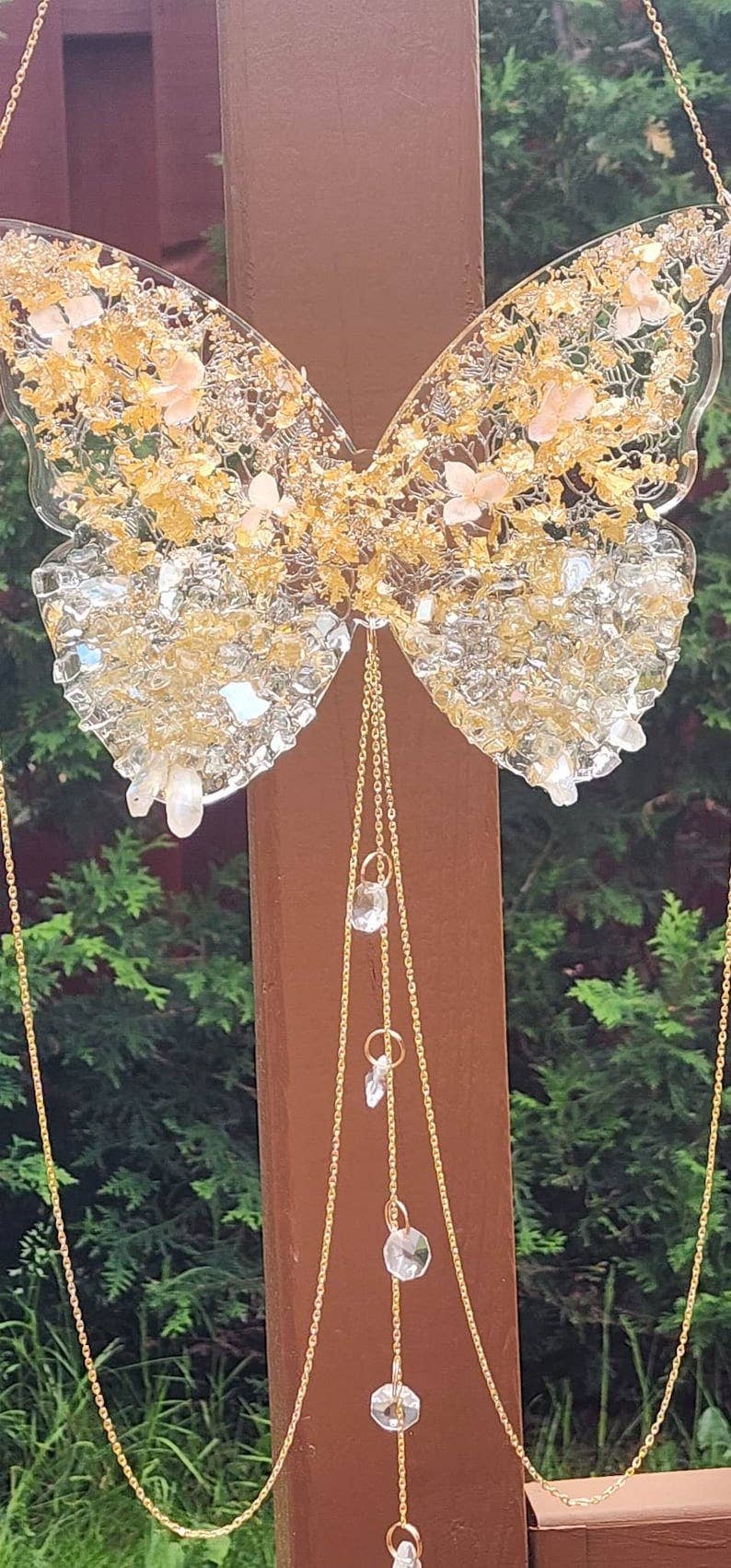 Wholesale Handmade Butterfly Crystal Suncatcher, Rainbow Maker for your