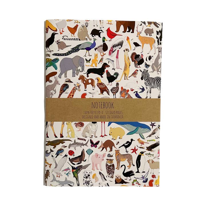 101 Animals Notebook for wholesale by Red Parka
