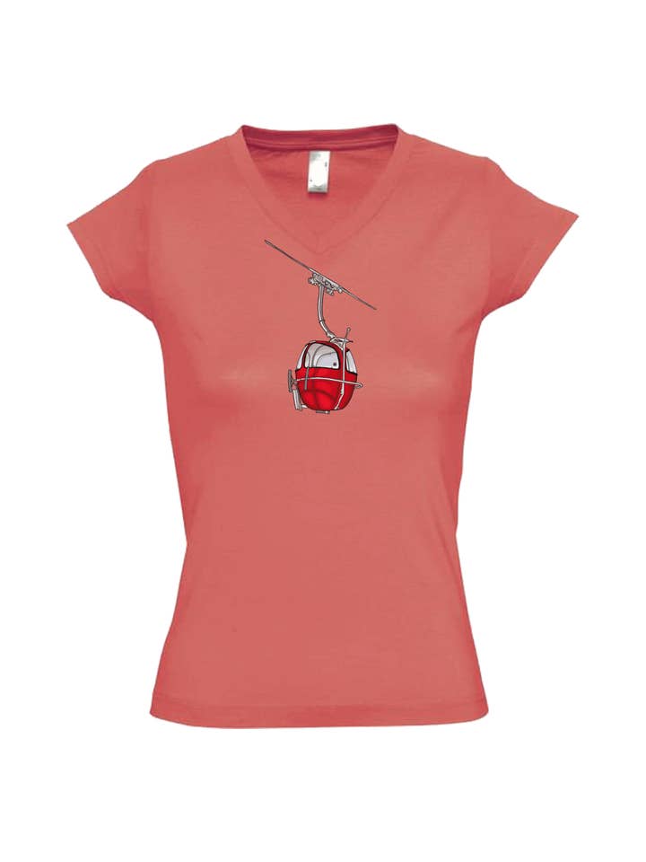 Hot Savoie 74 - Wholesale Screen Printed T-Shirt - Women's - Women's T-shirt - Gondola4