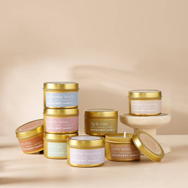 4oz Travel Candle for wholesale by Rockaway Candle Co