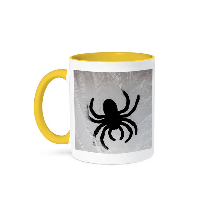 3dRose - Wholesale Coffee Mug - 3dRose, Spider on white web, Mug