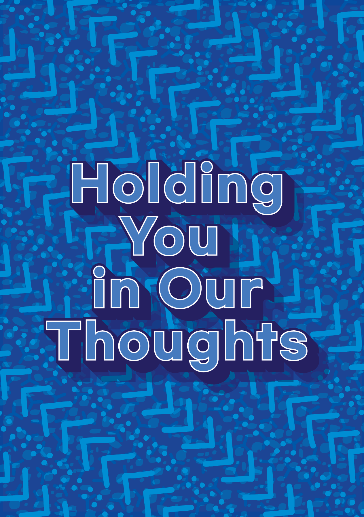 Shaven Raven Designs - Wholesale Everyday Greeting Card - Holding You in Our Thoughts - Greeting Card1