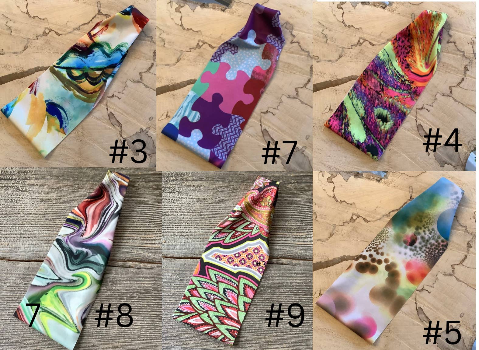 Beautiful Boundaries - Wholesale Yoga Headband - Headbands, set of 3 Yoga headbands, diving headbands1