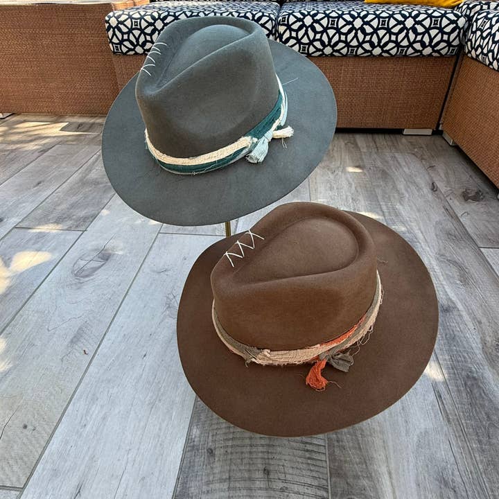 Queens INC - Wholesale Fedora - Women's - 🌿 Wool Rancher Hat – Hand-Finished Classic9