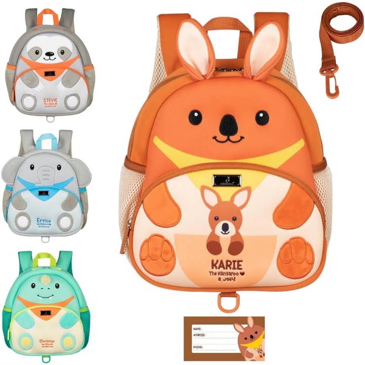 Babbleroo Toddler Backpack-With Safety Leash for wholesale by Mahogany Brands LLC
