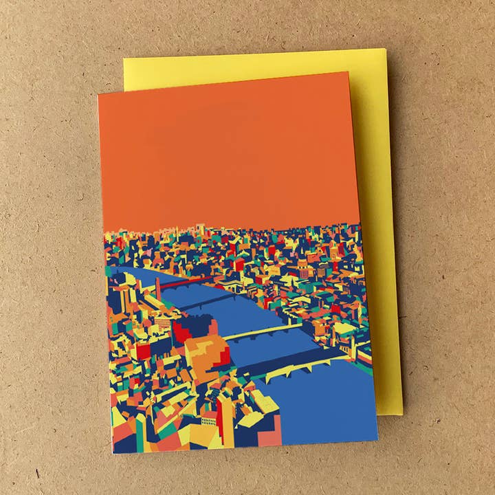 'LDN' Greeting Card for wholesale by RUDE