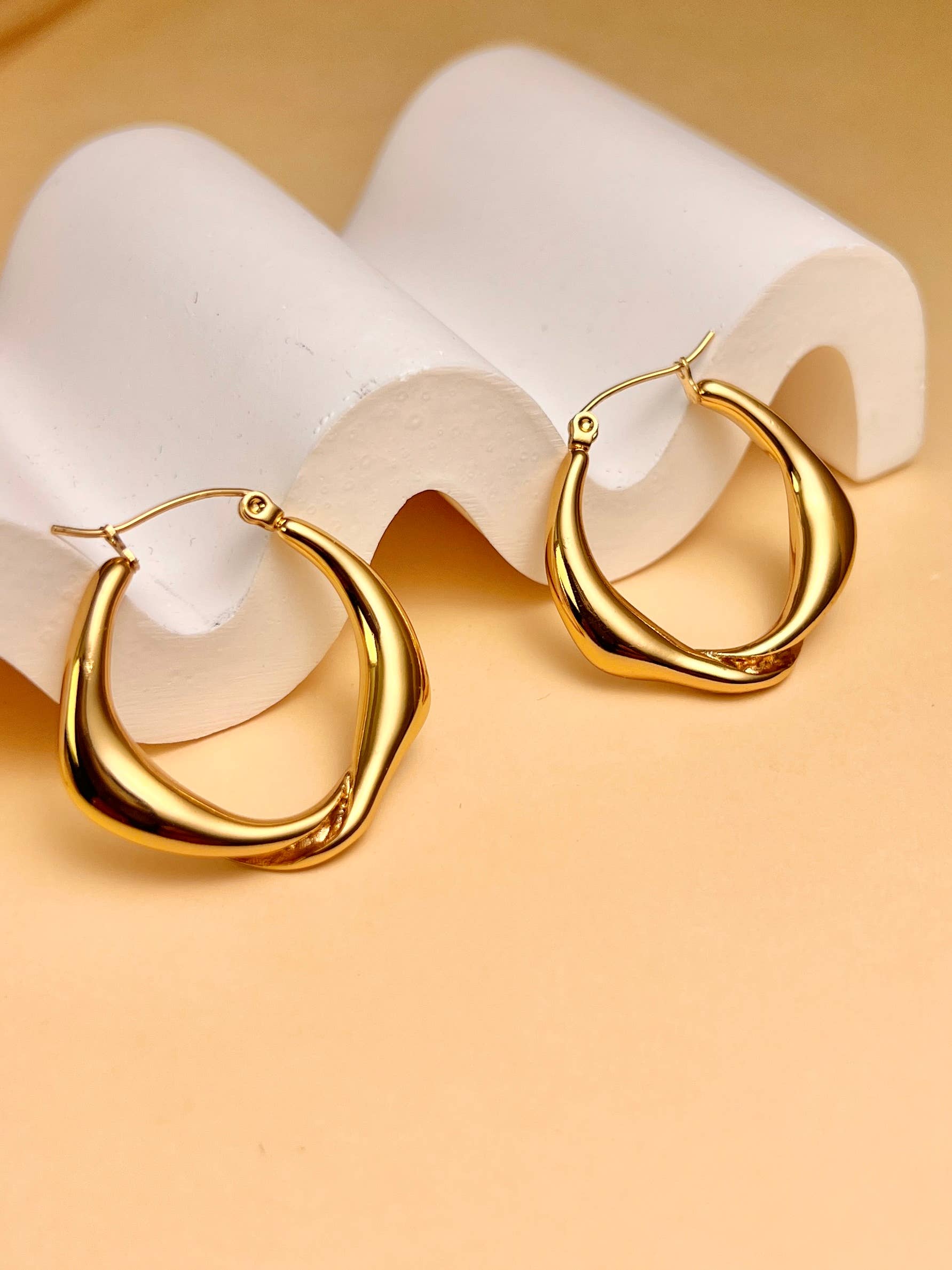 COSMOS - Wholesale Hoop Earrings - Original Creole Earrings Stainless Steel1