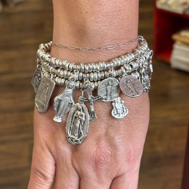 Love and Honor Jesus LLC – wholesale Charm/dangle bracelet – Saint Charm Bracelet3