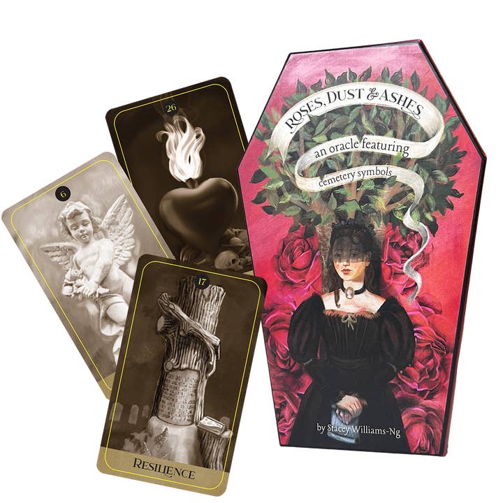 La Panthère Studio - Venta al por mayor Cartas del tarot - Roses, Dust & Ashes, ganador del premio "Mejor Baraja Indie"3