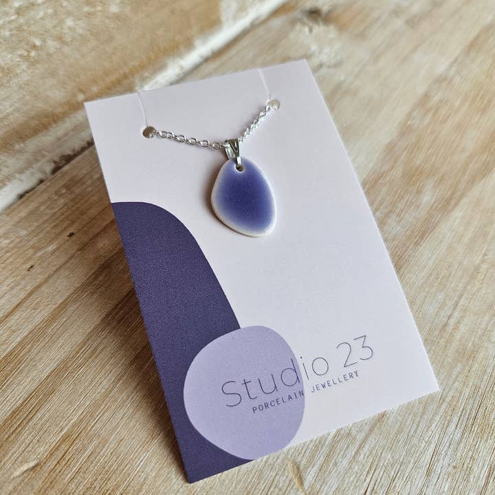 Studio 23 Ceramics – wholesale Pendant/charm necklace – NEW DESIGN Pendant Pebble4