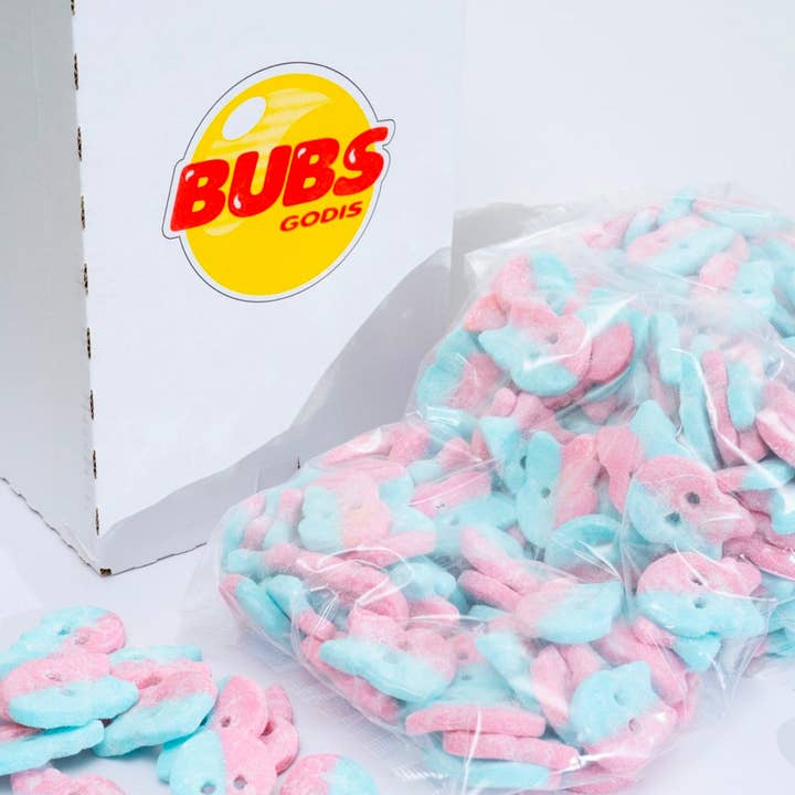 Sweet As Fudge Candy Shoppe - Wholesale Gummy - Bubs Swedish Candy Dizzy Skulls 5.73 LB Case0