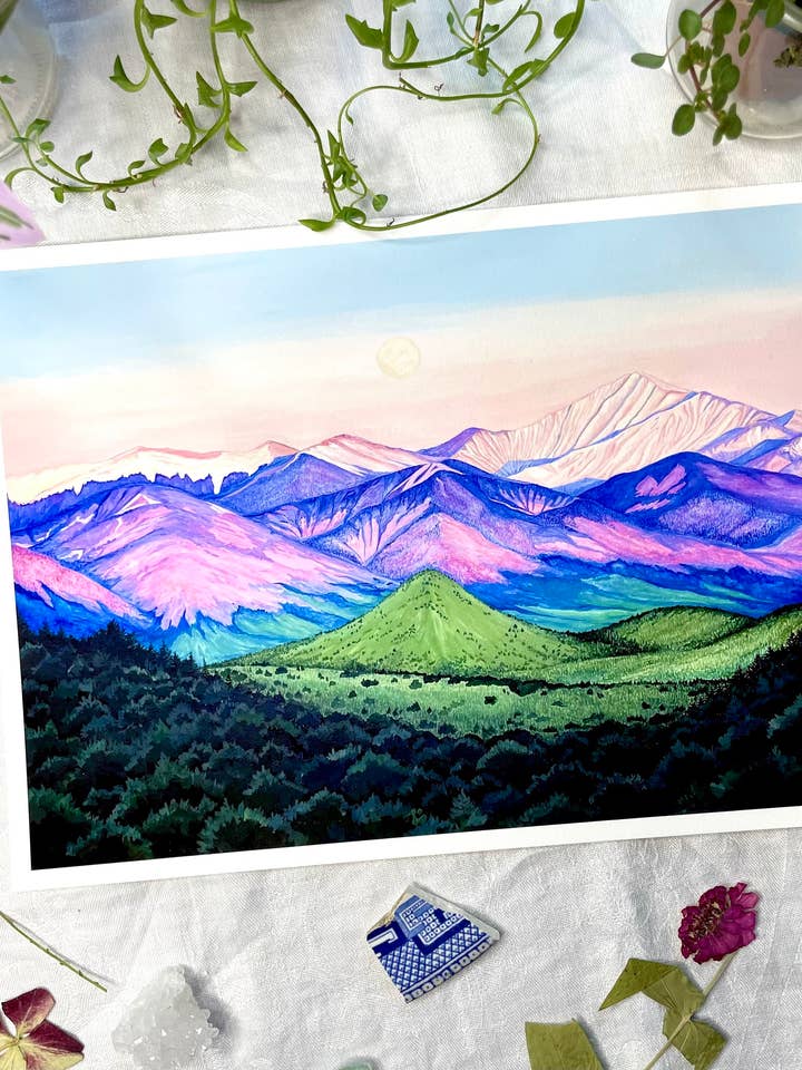 In the Valley Print for wholesale by Lilly Carr Art