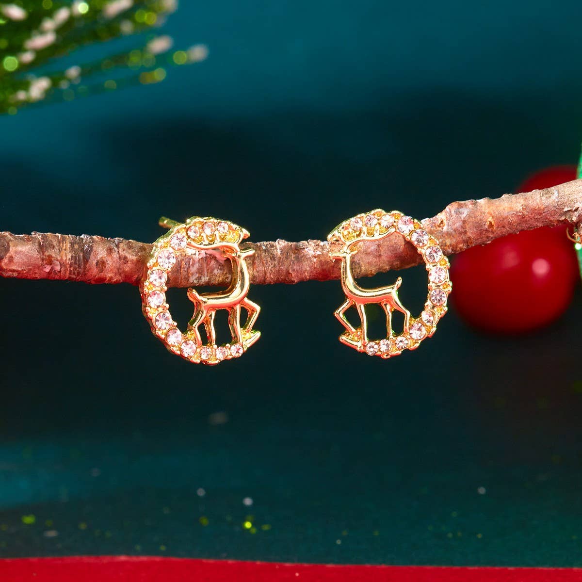 DOUBLJU - Wholesale Dangle Earrings - VERSATILE CHRISTMAS-THEMED EARRINGS_CWAJE057538