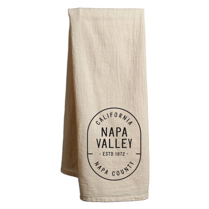 Custom CAPSULE 22" x 38" Flour Sack Tea Towels - Natural for wholesale by Mercantile 12