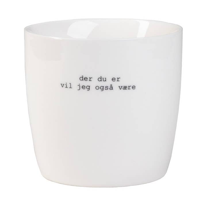 Sögne Home - Wholesale Coffee Mug - sögne mug hvit der du er0