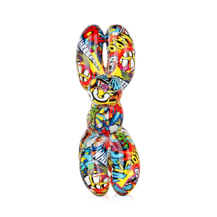 ADM Home Decoration - Wholesale Sculpture - 'Small balloon dog' resin sculpture - Graffiti-44