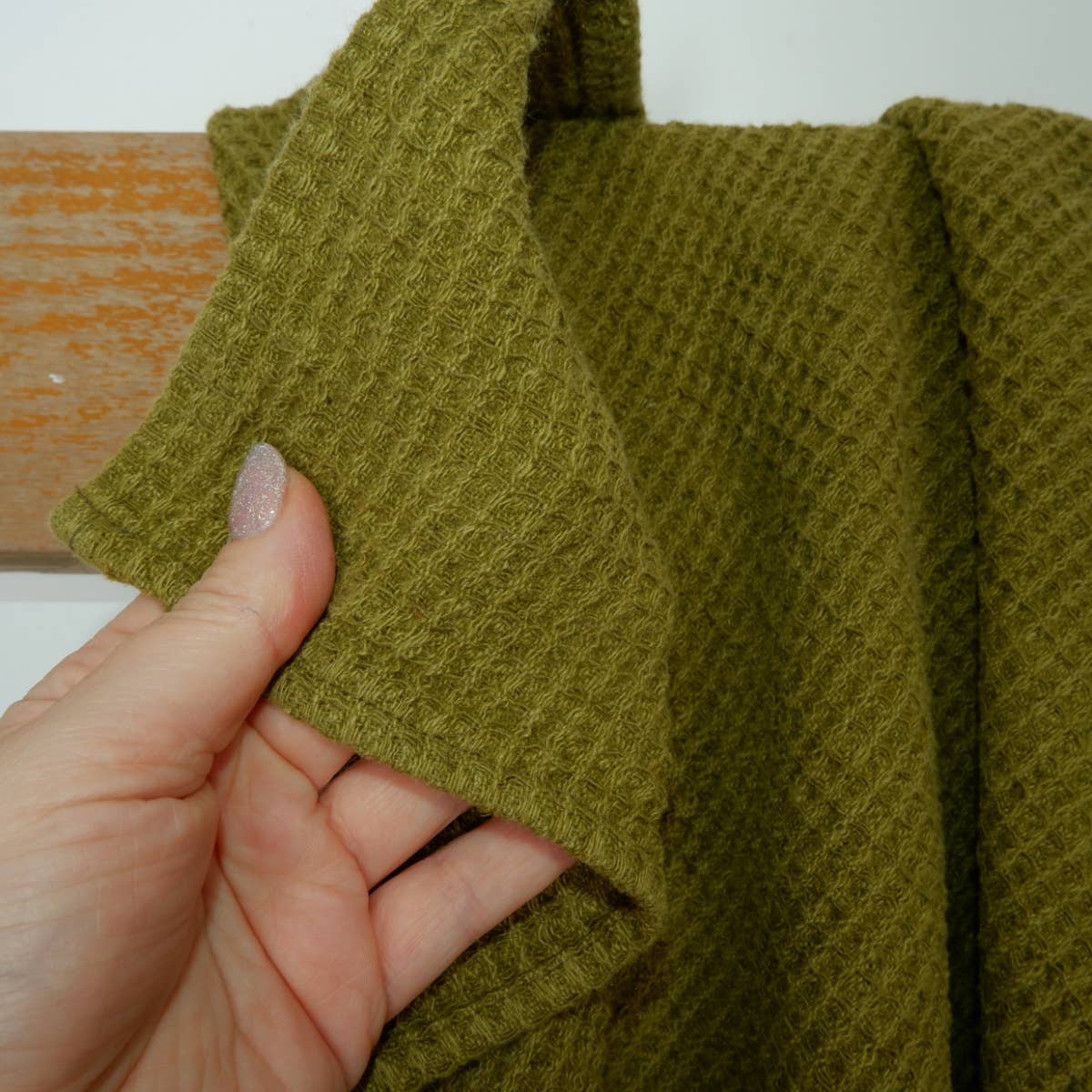 NorraVilla - Wholesale Bath Towel - dark gray - waffle linen towel4