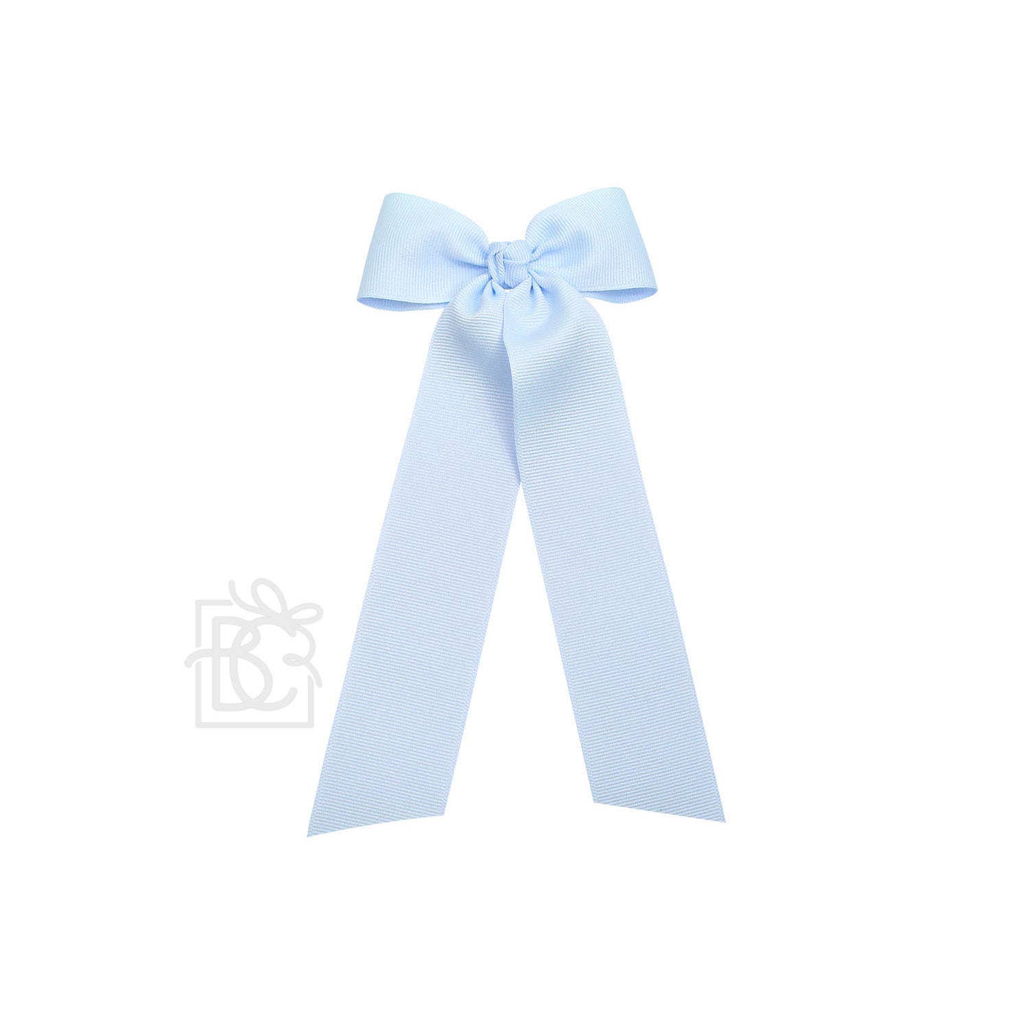 Beyond Creations, LLC - Wholesale Hair Bow - Kids - FLAT BOW W/ 7" STREAMERS ON ALLIGATOR CLIP24