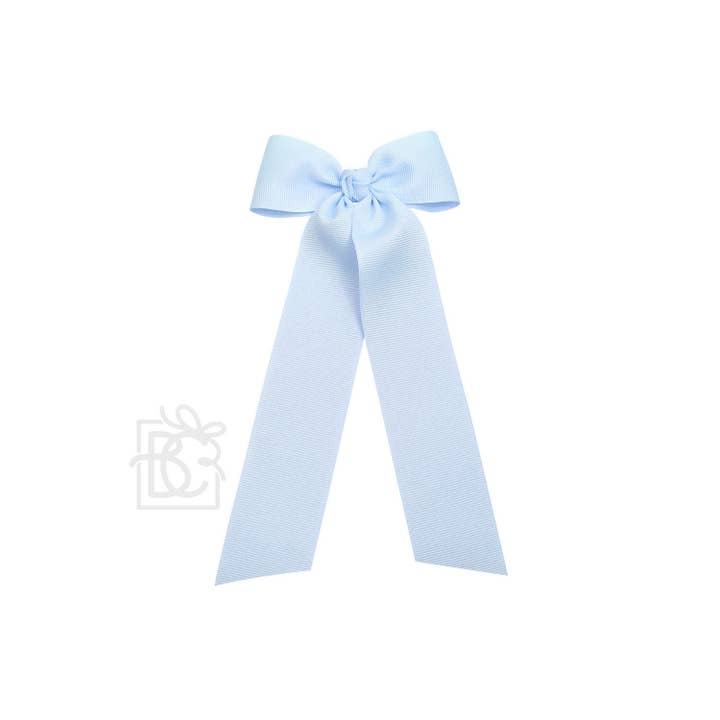 Beyond Creations, LLC - Wholesale Hair Bow - Kids - FLAT BOW W/ 7" STREAMERS ON ALLIGATOR CLIP24