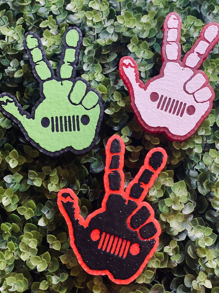 Jeep wave Car Freshie for wholesale by Sassy Fras Couture