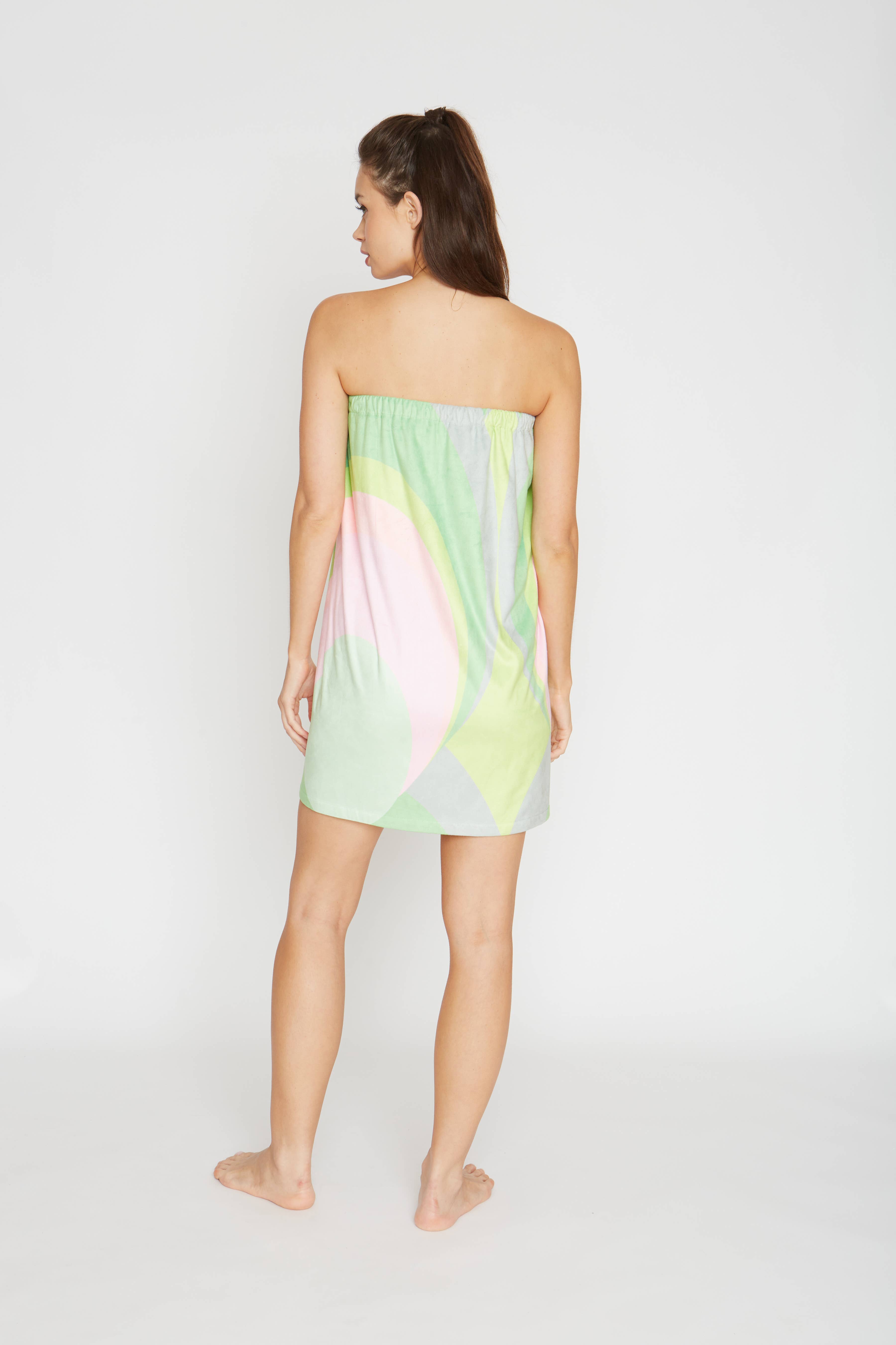 Wrap Up by VP – Robe - Mulher por atacado – Diva Scoop Citron Spa Wrap4