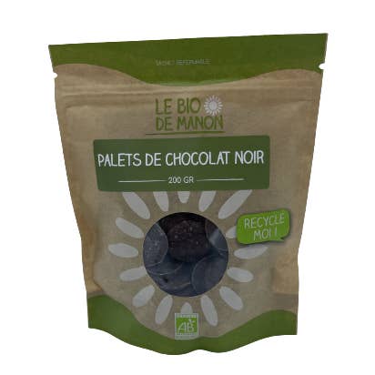Le bio de Manon - Wholesale Chocolate Bar - Dark chocolate pallets0