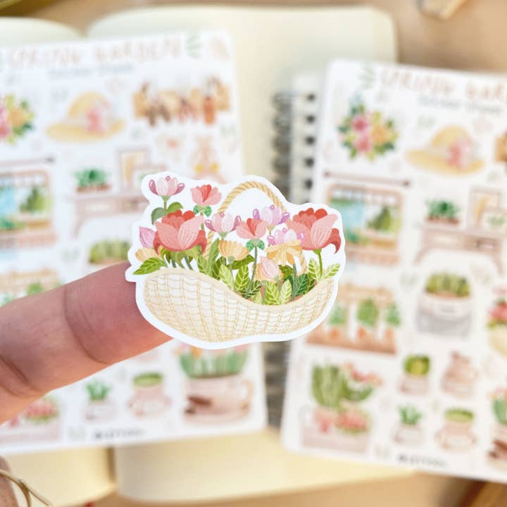 Lettoon - Wholesale Sticker - Sticker Sheet - Spring Garden7