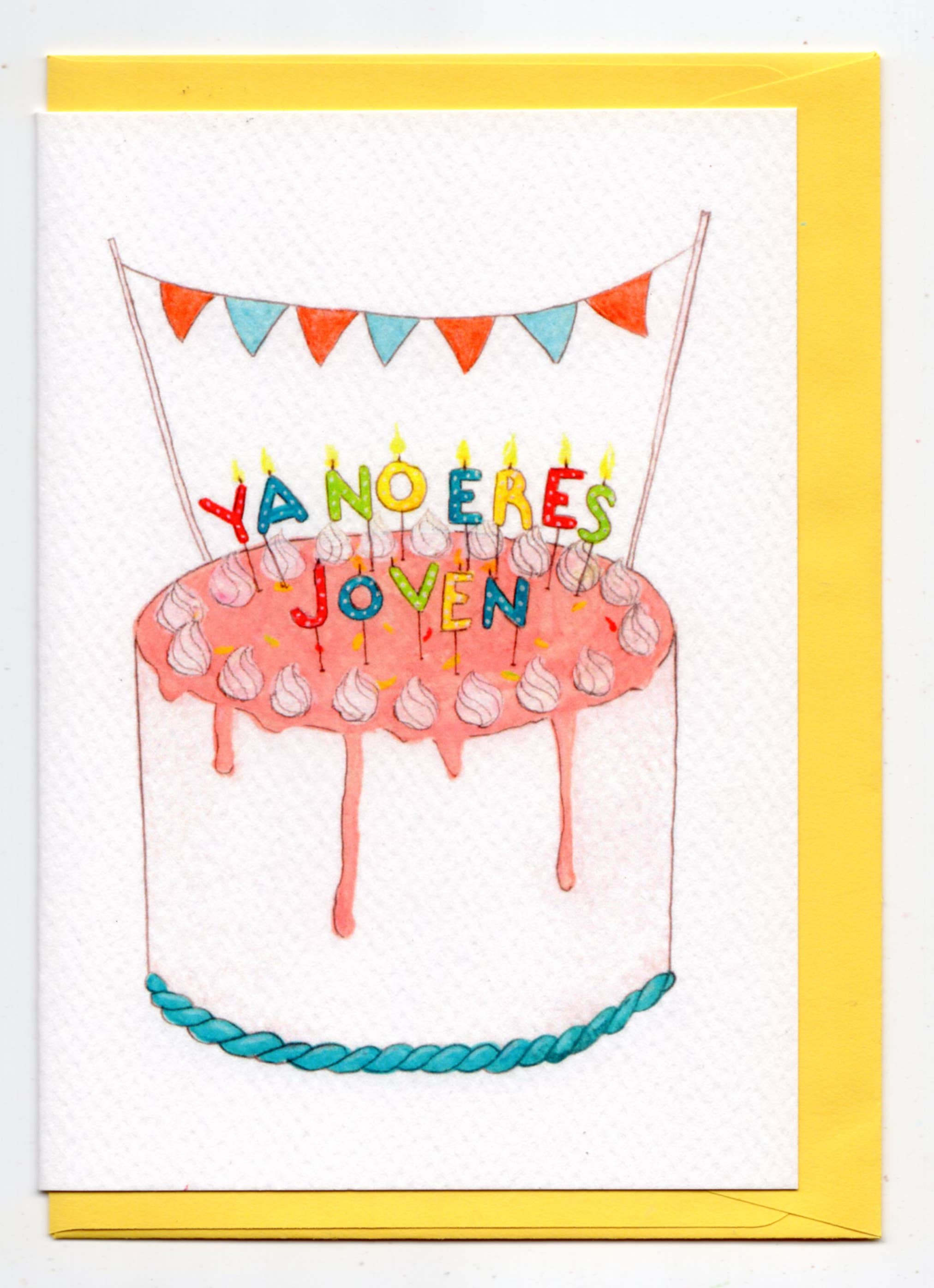 Colors al vent – Großhandel Geburtstagskarten – Jubiläumskarte Du bist nicht mehr jung0