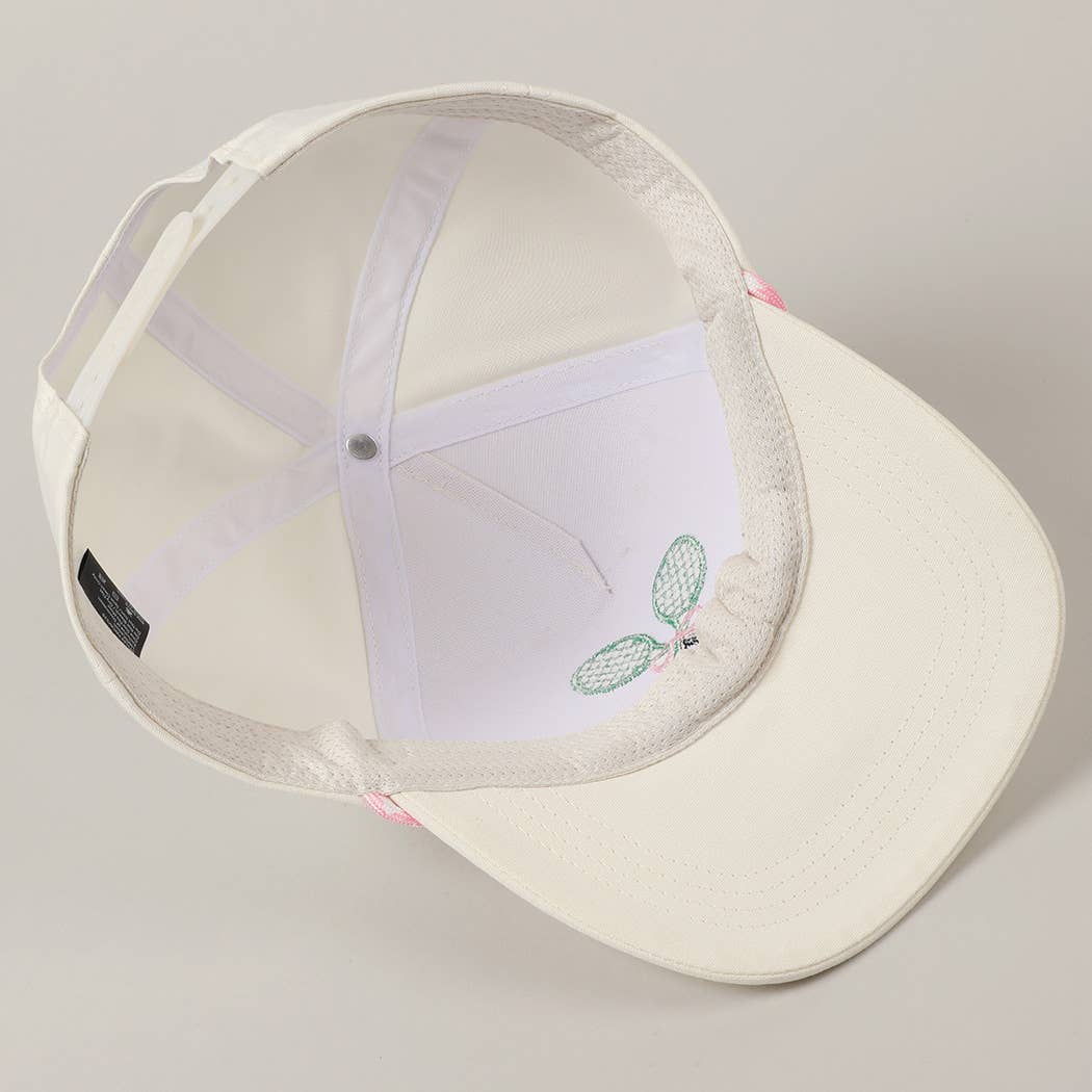 Fashion City – wholesale Truckerkeps – Unisex – Keps med broderade tennisracketar och band11