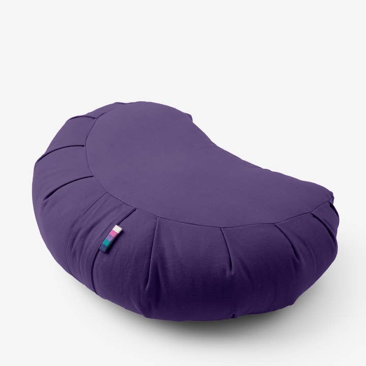 Yogamatters - Wholesale Meditation supplies - Yogamatters Organic Cotton Crescent Meditation Cushion 1