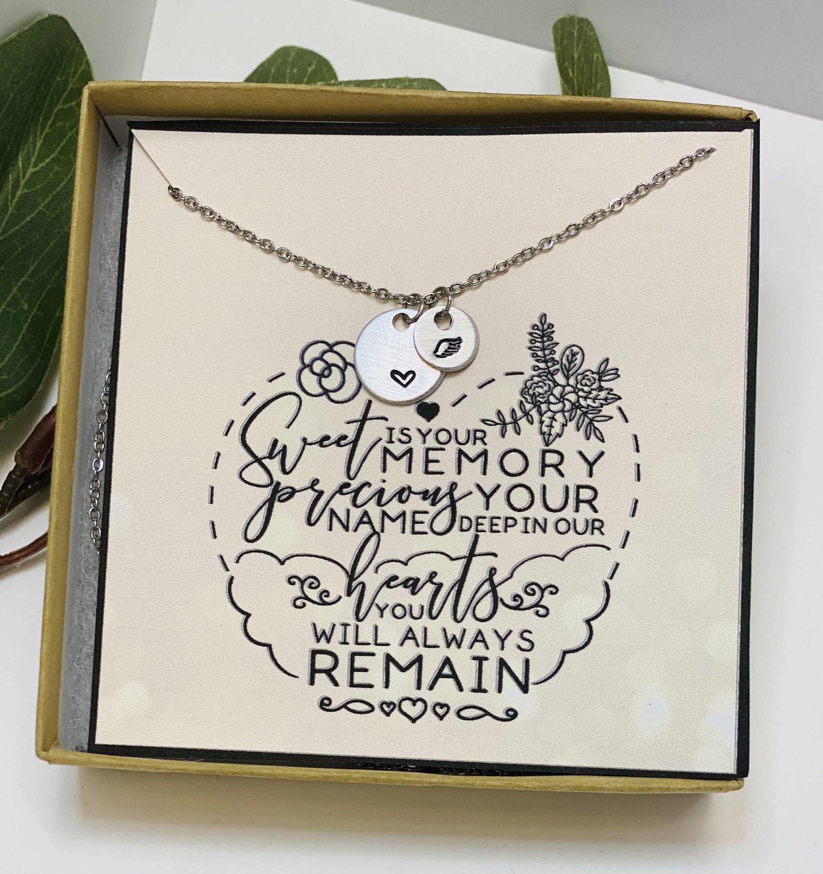 Little Happies Co - Wholesale Pendant/Charm Necklace - Angel Wing Necklace, Infant Loss Necklace, Miscarriage Gift, Miscarriage Gift Necklace, Sympathy Gift, Grief Gift, Memorial Gift, Loss7