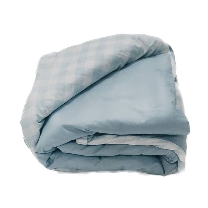 Little Mae and Co - Wholesale Quilt - Kids & Baby - Marine Gingham Quilted Blanket0