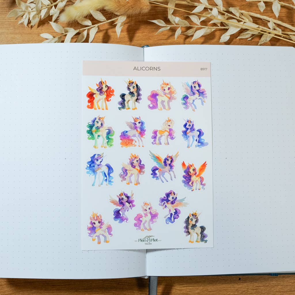 Plan & Plot Studio - Wholesale Sticker - Alicorns | Stickers0