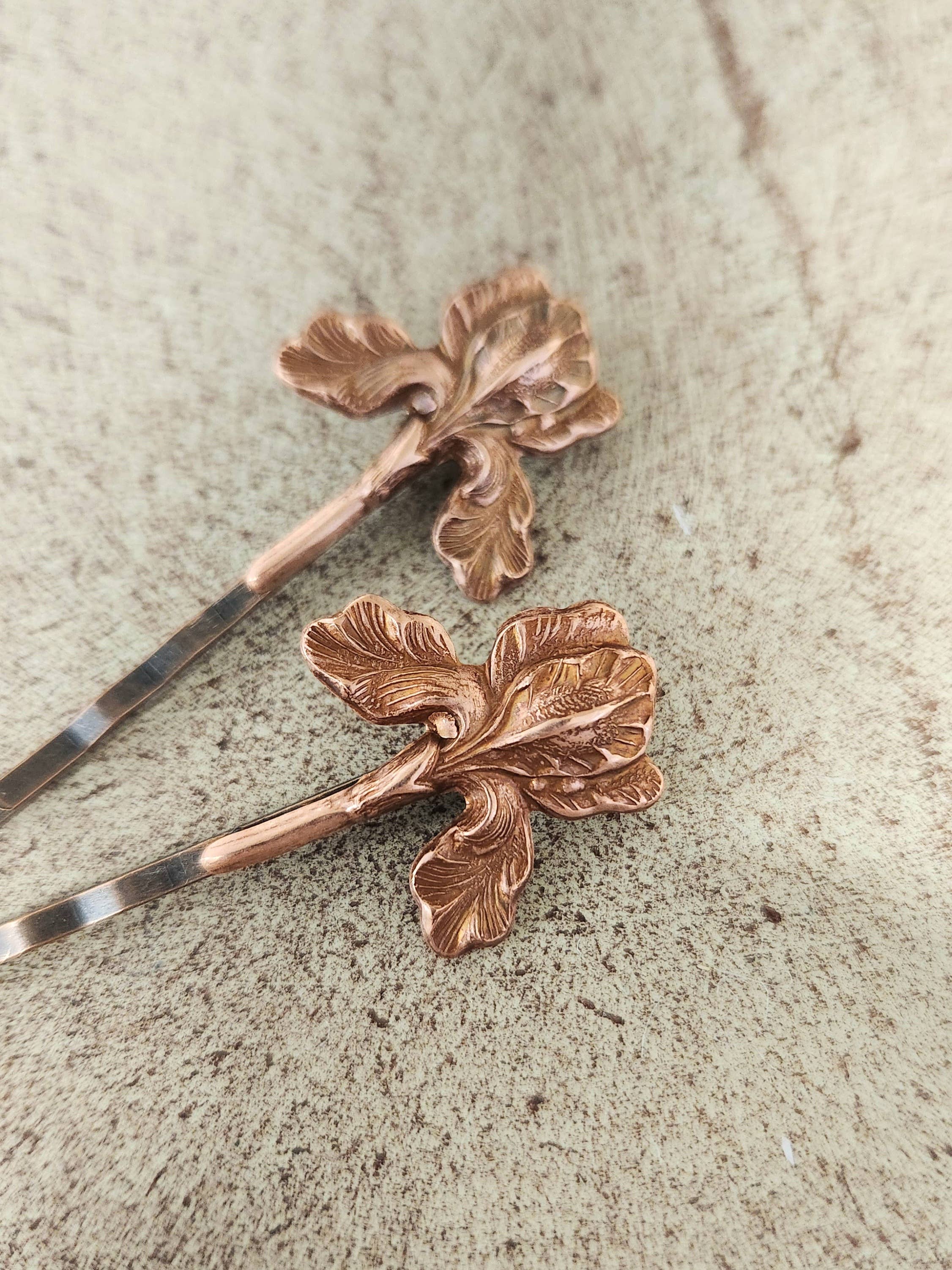 A Pocket of Posies - Wholesale Bobby Pin - Women's - Iris Bobby Pins -  Set of Two Pins14