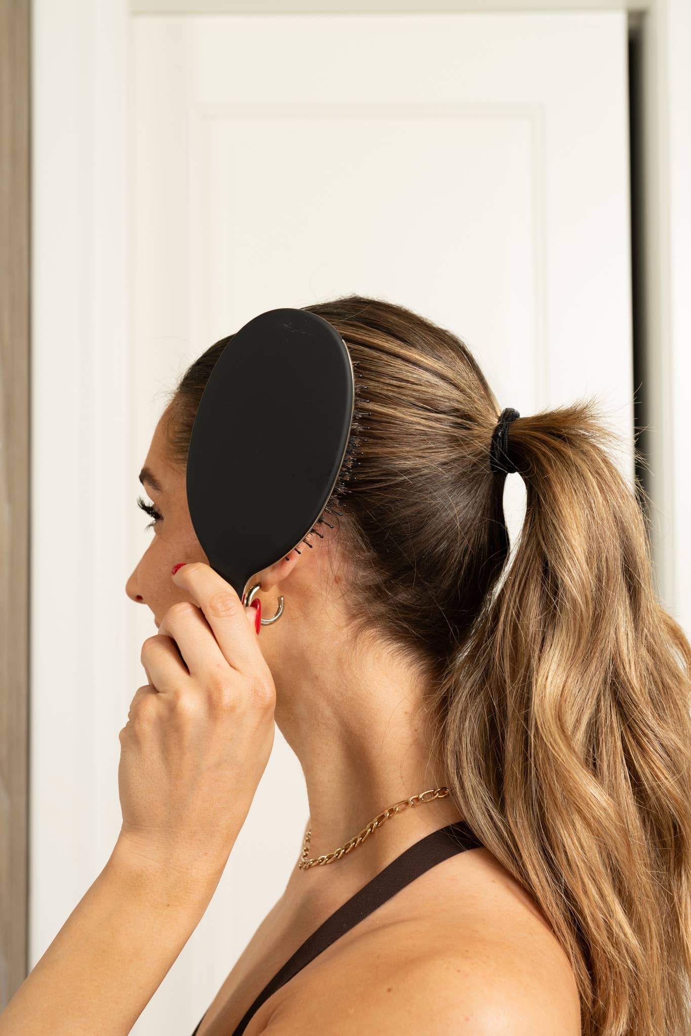 Framar Hair Brushes & Hair Accessories - Wholesale Hair Brush/Comb - FRAMAR Boar Bristle Hair Brush, Boar Brush For Hair - Black9