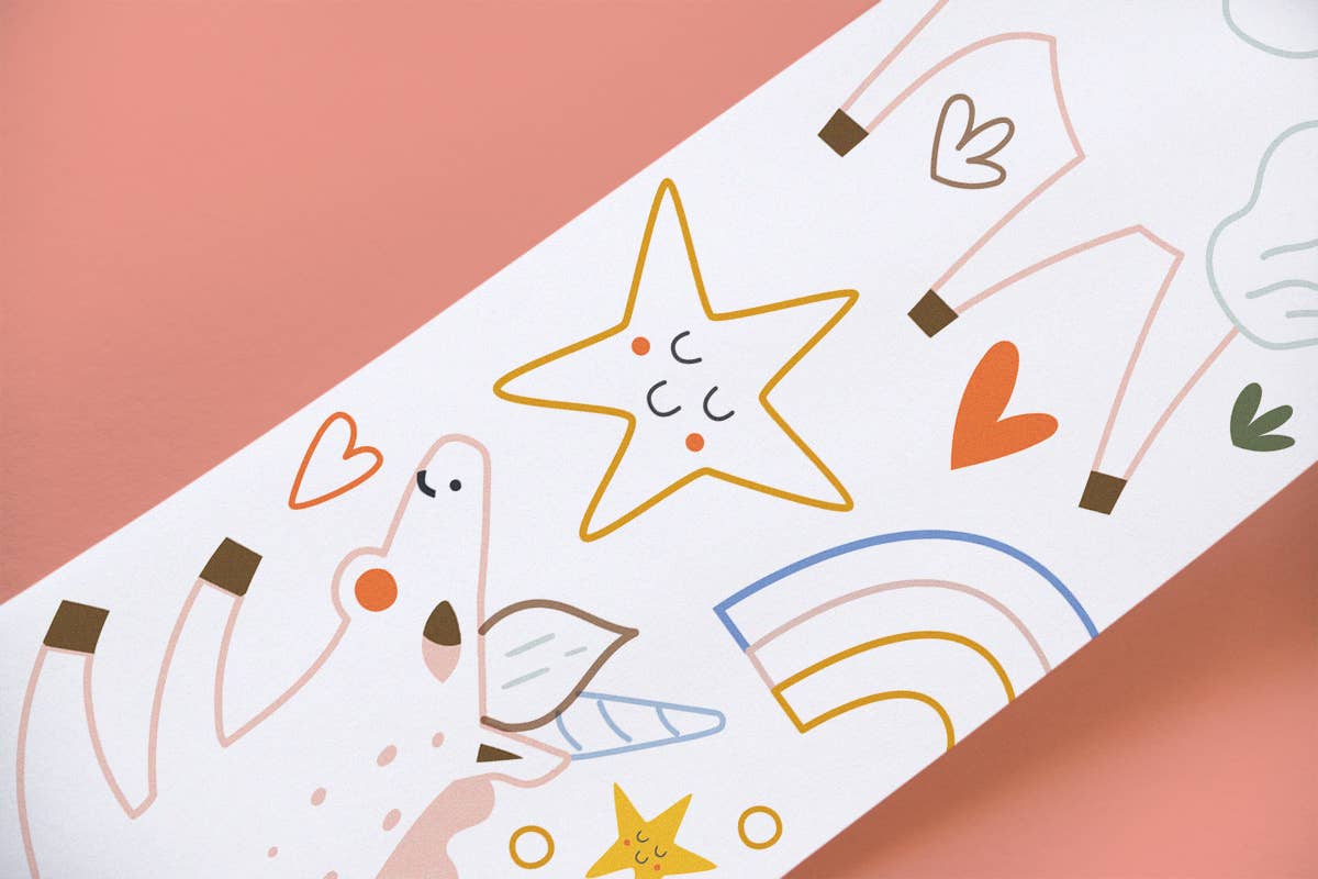 Scrollino - Vendita all'ingrosso Libro da colorare e attività - Bambini e neonati - Libro da colorare Scrollino unicorni3