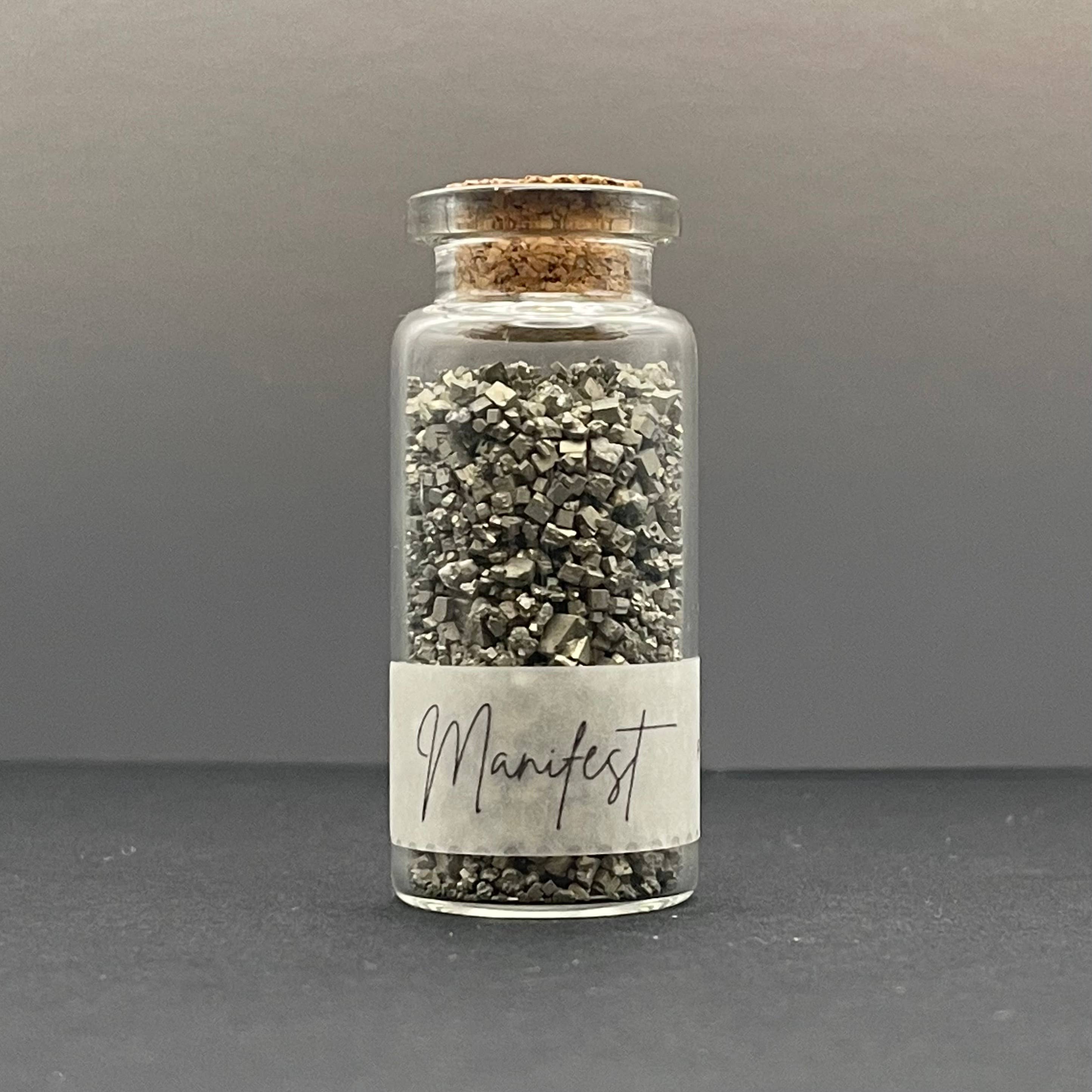 Midwest Apothecary - Wholesale Spiritual Stone/Crystal - Manifest - Pyrite Dust 10ml Vial0