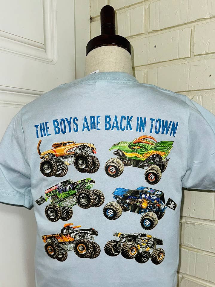 The Boys are Back in Town Tee for wholesale by Two Brothers Tailoring Co.