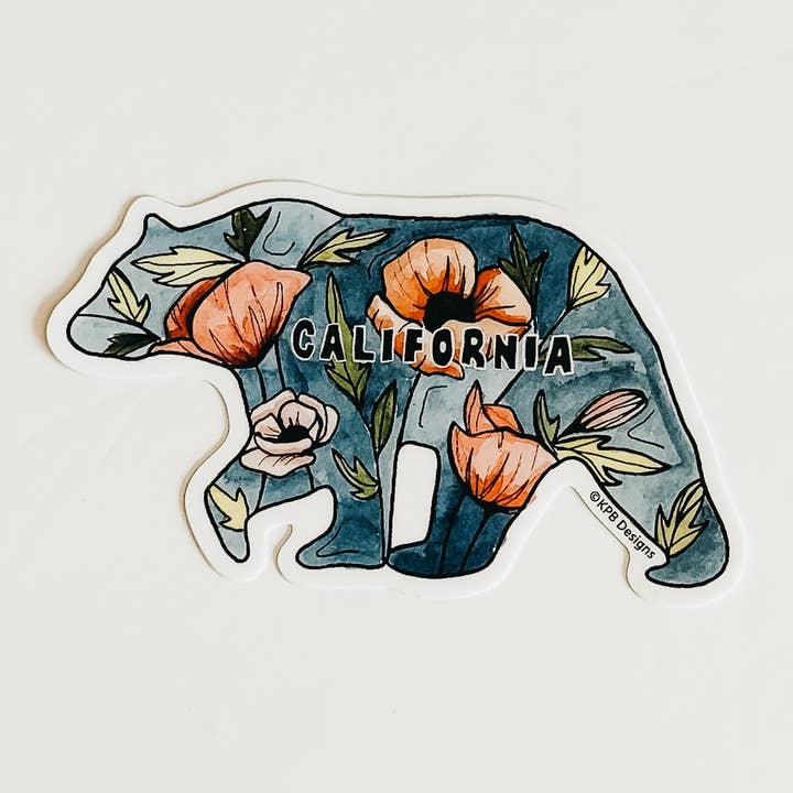 Autocollant vinyle Ours de Californie pour la vente par Sticker Girl