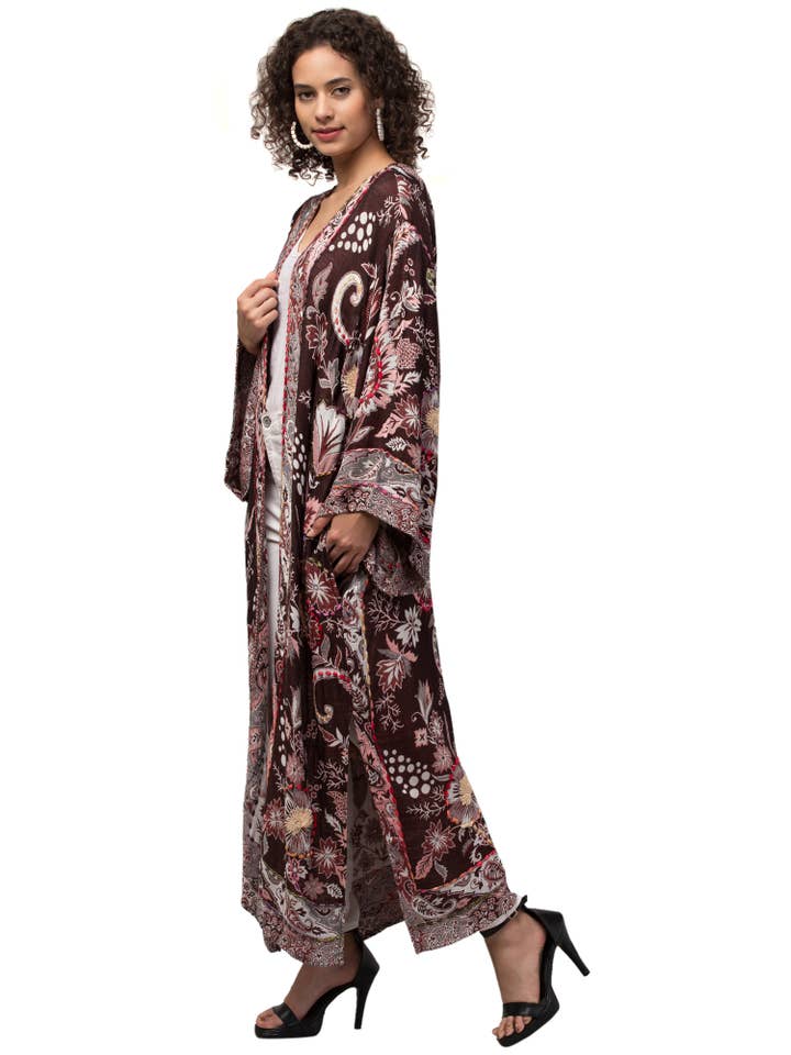 AYKA - Wholesale Kimono - Women's - Cedar Star Thick Stitch Kimono Jacket